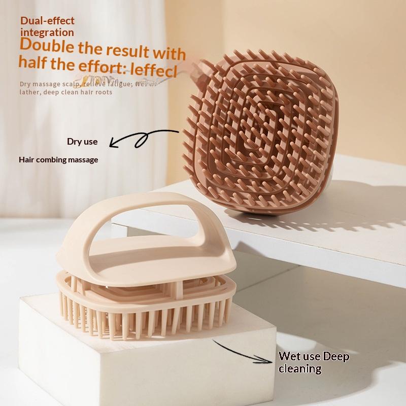Scalp Massage Shampoo Brush 1P - đánh giá và giá Hair Care Dandruff