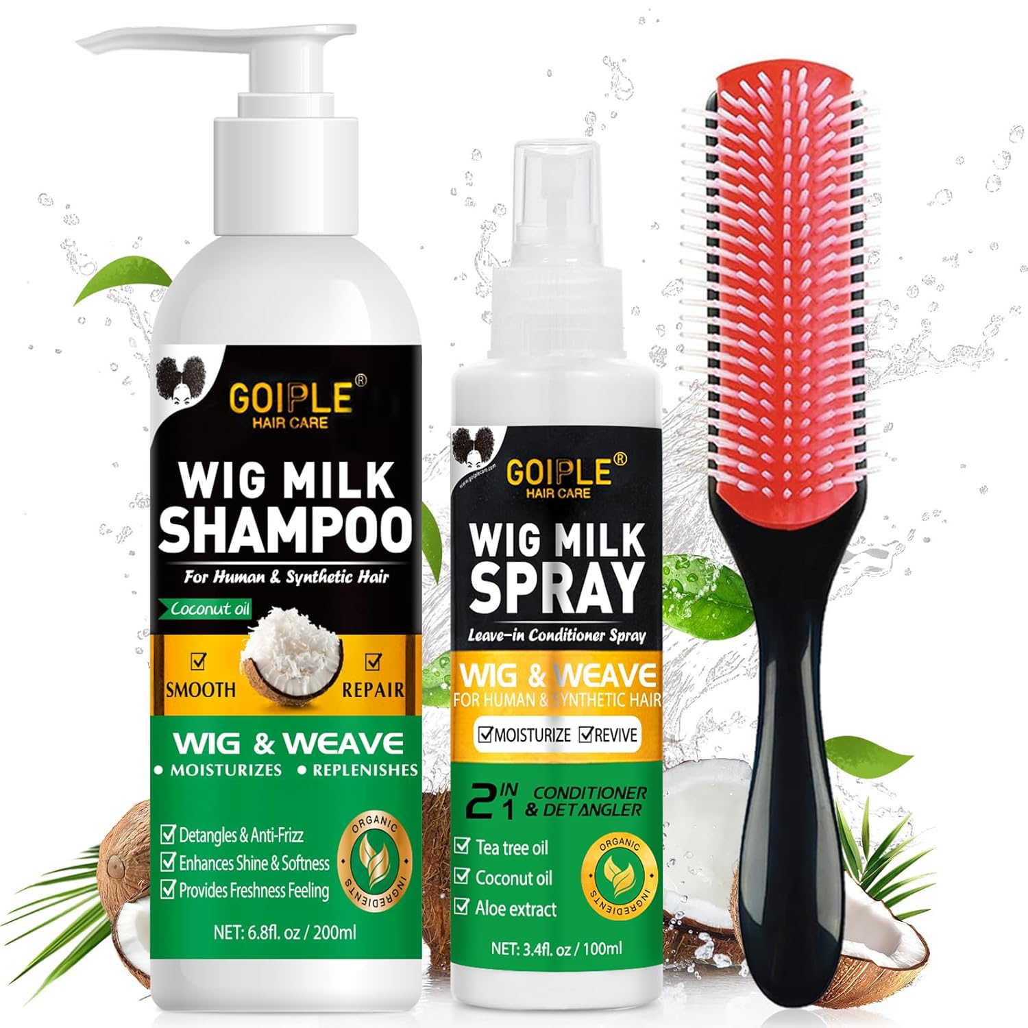 GOIPLE 3 in 1 Wig Care Kit wit - đánh giá và giá Hair Care Products